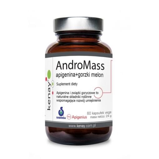 Kenay - KENAY AndroMass extreme botanical SARM - Apigenina + Gorzki melon (60 kaps.)