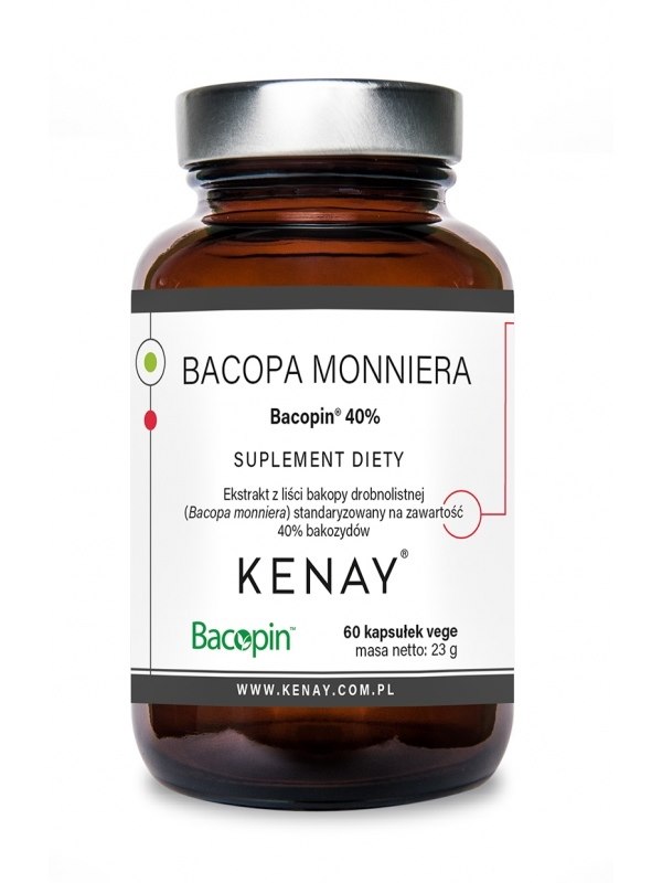Kenay - KENAY Bacopa monniera Bacopin 40% (60 caps)