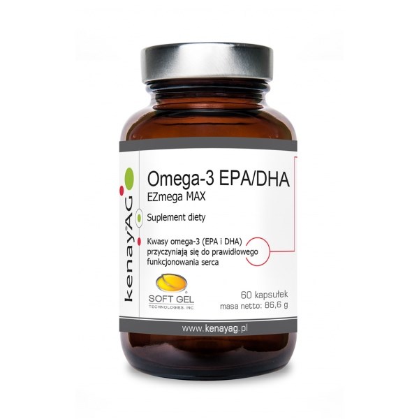 Kenay - KENAY Omega-3 EPA/DHA  EZmega MAX (60 caps)