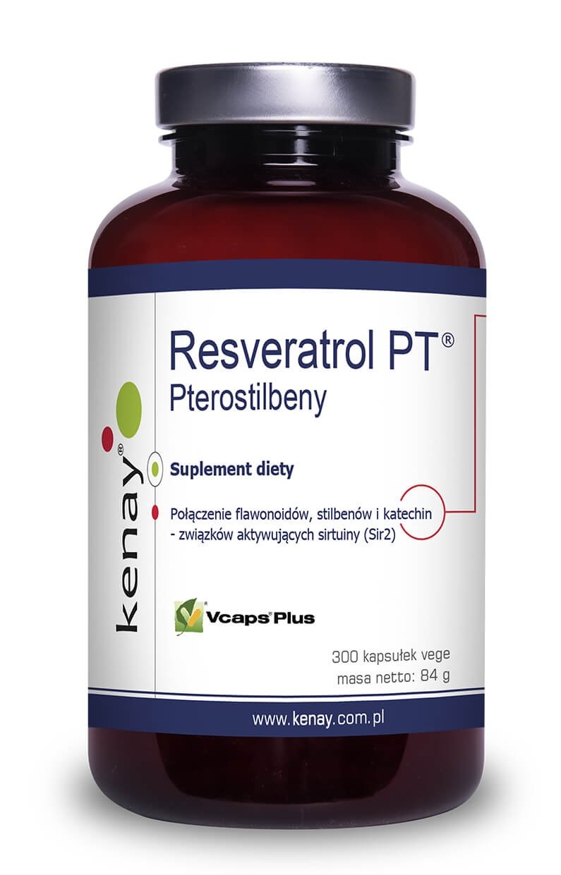 Kenay - KENAY Resveratrol PTTM Pterostilbeny (300 caps)