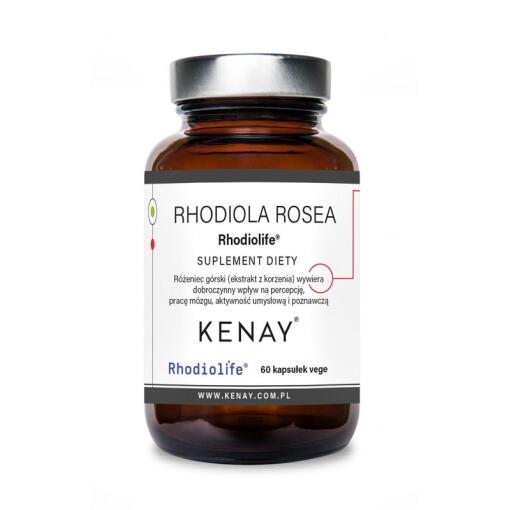 Kenay - KENAY Rhodiola rosea Rhodiolife - Mountain rhodiola (60 caps. vege.)