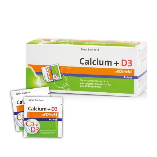 Krauterhaus Sanct Bernhard - KRAUTERHAUS SANCT BERNHARD Calcium + D3 Direct Powder (60 pcs)