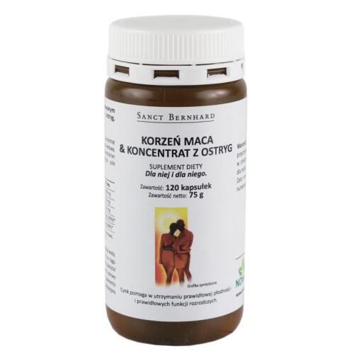 Krauterhaus Sanct Bernhard - KRAUTERHAUS SANCT BERNHARD Oysters Maca Active Capsules (120 caps)
