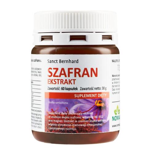 Krauterhaus Sanct Bernhard - KRAUTERHAUS SANCT BERNHARD Saffron Nerve Capsules (60 caps)