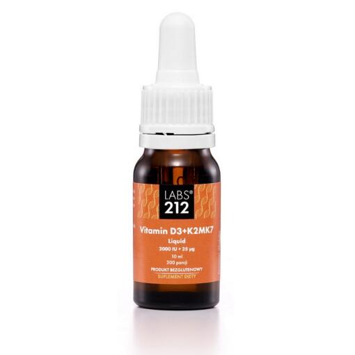 Labs212 - LABS212 Vitamin D3 + K2MK7 Liquid (10 ml / 0