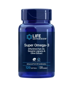 Life Extension - LIFE EXTENSION Super Omega-3 EPA/DHA with Sesame Lignans & Olive Extract EU version (120 enteric coated sgels)