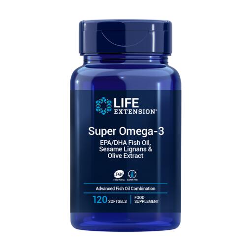 Life Extension - Super Omega-3 Plus EPA/DHA Fish Oil with Sesame Lignans & Olive Extract Softgels