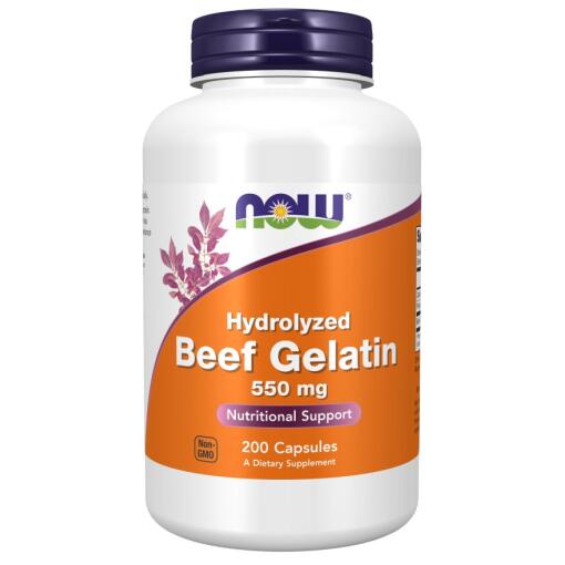 NOW Foods - NOW FOODS Beef Gelatin 550 mg (200 caps.)