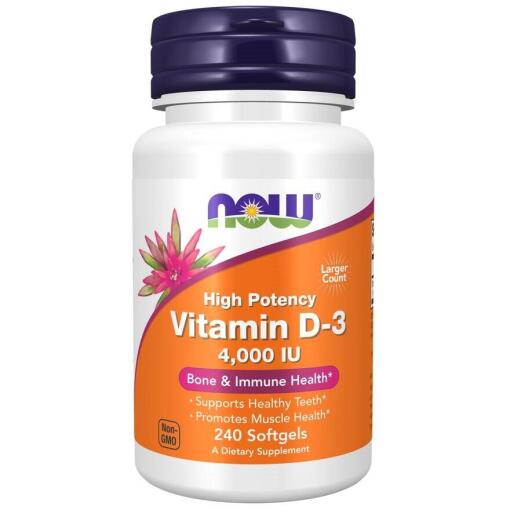 NOW Foods - NOW FOODS Vitamin D3 4000 IU (240 sgels)