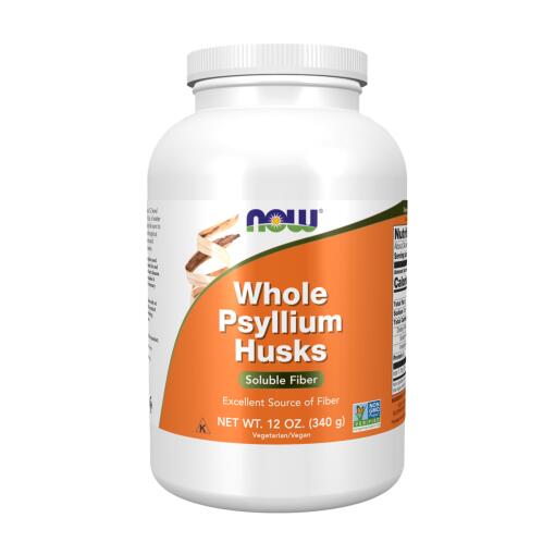 NOW Foods - Psyllium Husks Whole powder