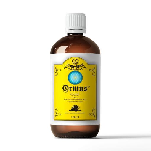 ORMUS - ORMUS ORME Gold - Pierwiastki życia 90%  Złoto Srebro  Platyna Rod Chrom (100 ml)