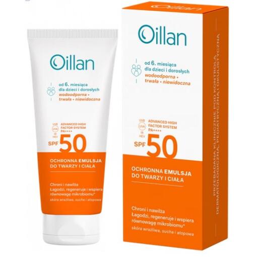 Oillan - OILLAN Sun Emulsja Ochronna SPF50 (100 ml/3.4 fl.oz.)