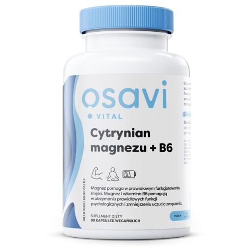 Osavi - OSAVI Magnesium citrate + B6 (90 vcaps)