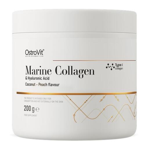 Ostrovit - OSTROVIT Marine Collagen & Hyaluronic Acid coconut & peach (200 g )