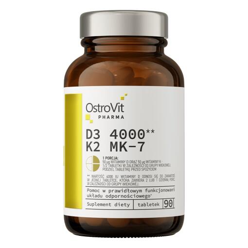 Ostrovit - OSTROVIT Pharma D3 4000 K2 MK-7 (90 tabs)