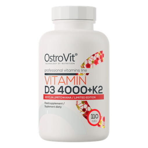 Ostrovit - OSTROVIT Vitamin D3 4000 + K2 (110 tabs)