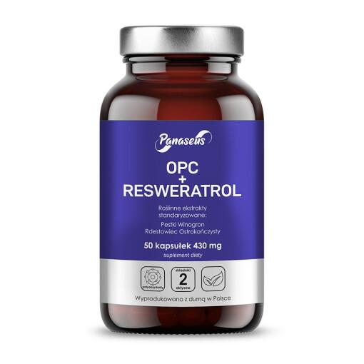 Panaseus - PANASEUS OPC + resveratrol (50 caps)