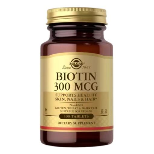 Solgar - SOLGAR Biotin 300 mcg (100 tabs)