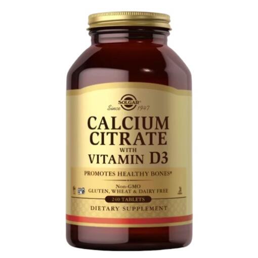 Solgar - SOLGAR Calcium Citrate with Vitamin D3 (240 tabs)