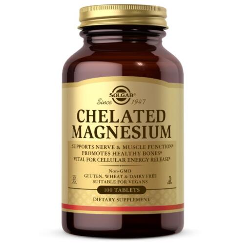Solgar - SOLGAR Chelated Magnesium (100 tabs)