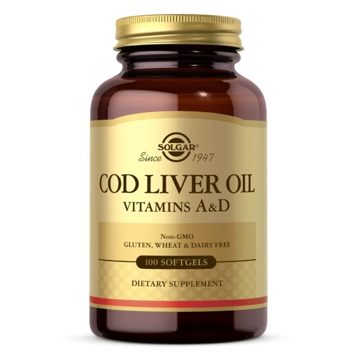 Solgar - SOLGAR Cod Liver Oil - Vitamins A&D (100 caps)
