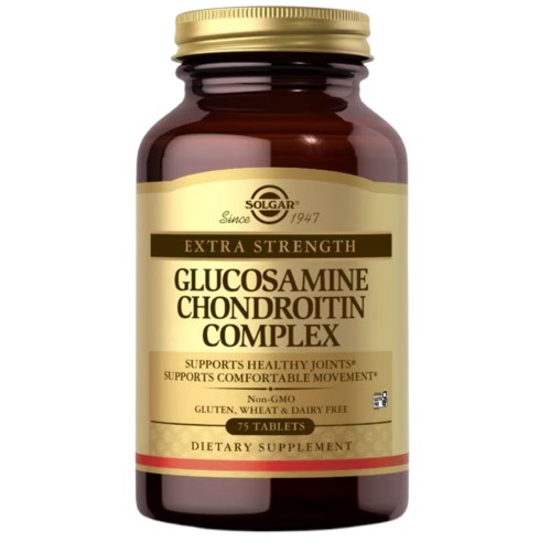 Solgar - SOLGAR Extra Strength Glucosamine Chondroitin Complex (75 tabs)