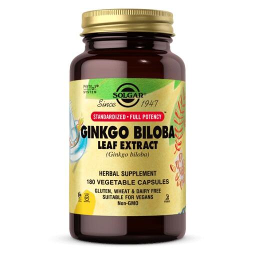 Solgar - SOLGAR Ginkgo Biloba Leaf Extract (180 vcaps)
