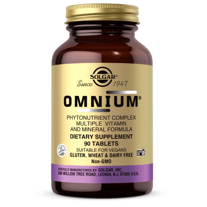 Solgar - SOLGAR Omnium - Phytonutrient Complex Multiple Vitamin and Mineral Formula (90 tabs)