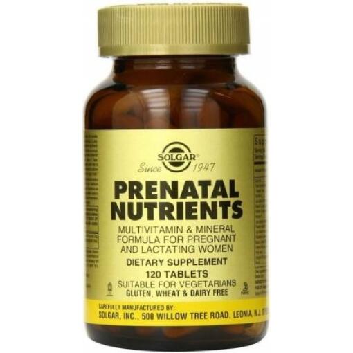 Solgar - SOLGAR Prenatal Nutriens (120 tabs)