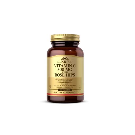 Solgar - SOLGAR Vitamin C 500 mg with Rose Hips (100 tabs)