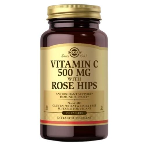 Solgar - SOLGAR Vitamin C with Rose Hips (250 tabs)
