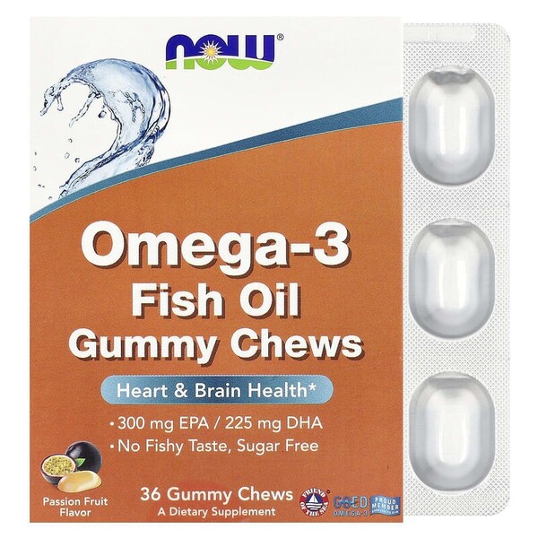 NOW Foods - Omega-3 Fish Oil Gummy Chews