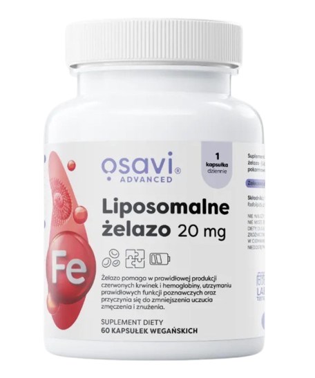 Osavi - OSAVI Liposomal Iron 20 mg (60 caps)