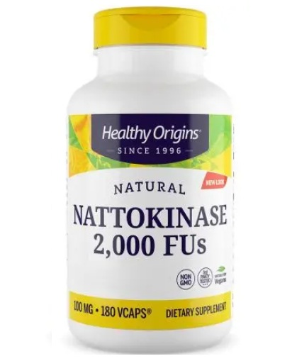 Healthy Origins - HEALTHY ORIGINS Natural Nattokinase 2000FUs (180 caps)