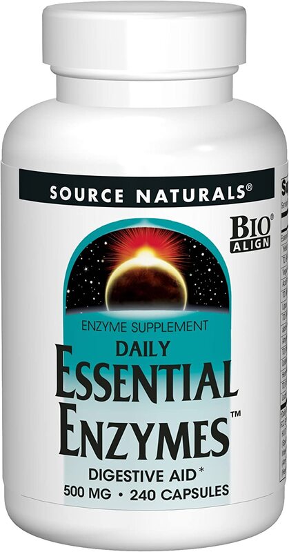 - Source Naturals Daily Essential Enzyme 500mg 240 veg. capsules