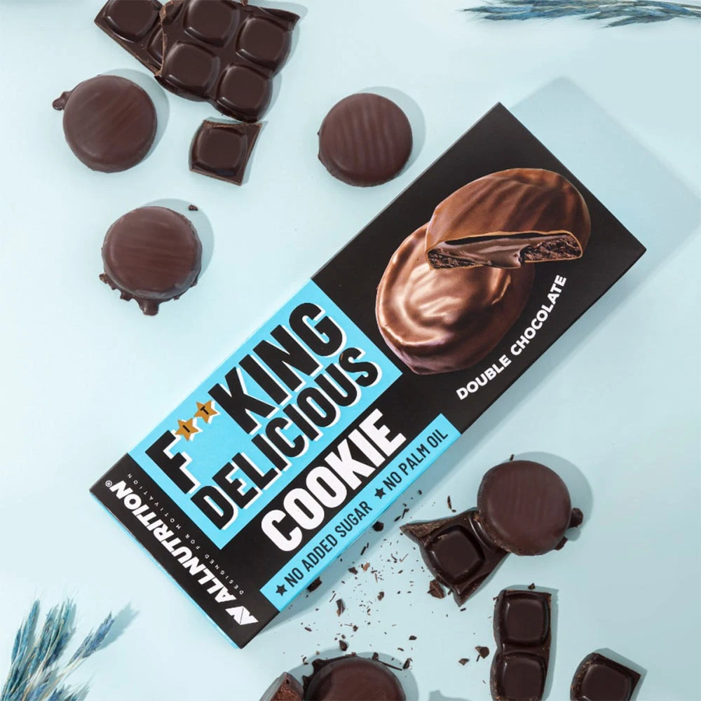 Fitking Délicieux Cookie, Double Chocolat - 128g – Image 3