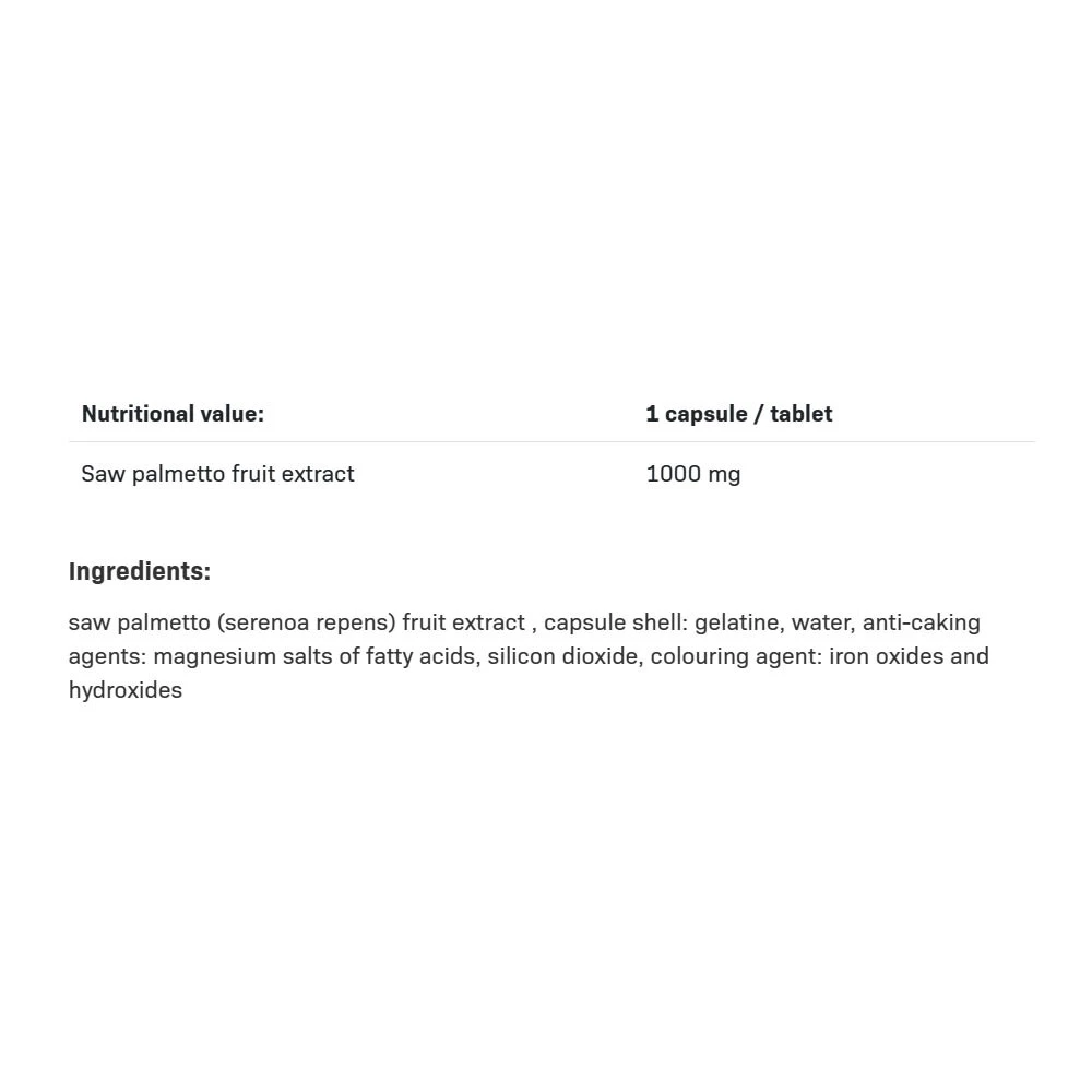 Saw Palmetto - 90 capsules – Image 3