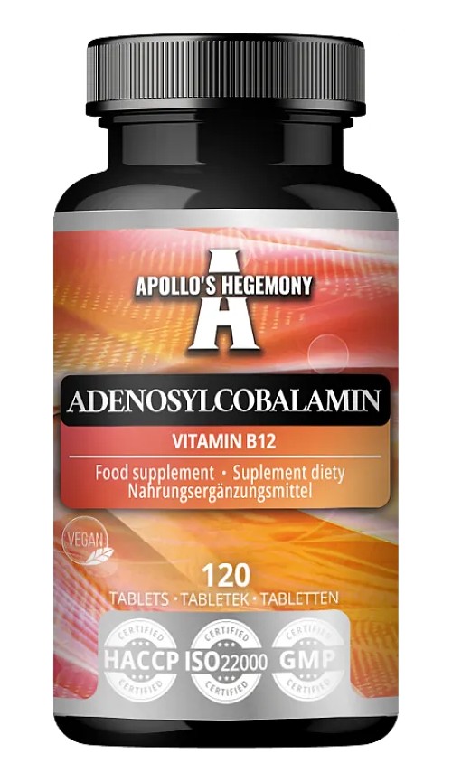 Apollo's Hegemony - Adenosylcobalamin Vitamin B12 - 120 tablets