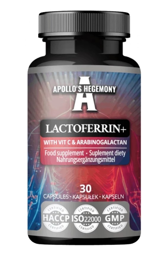 Apollo's Hegemony - Lactoferrin+ with Vit C & Arabinogalactan - 30 caps