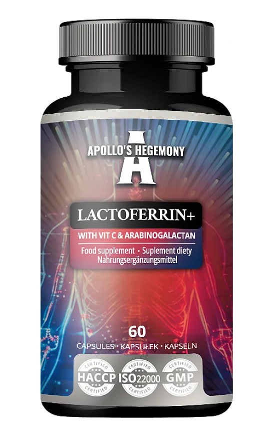Apollo's Hegemony - Lactoferrin+ with Vit C & Arabinogalactan - 60 caps