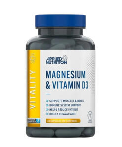 Applied Nutrition - Magnesium & Vitamin D3 - 60 vcaps