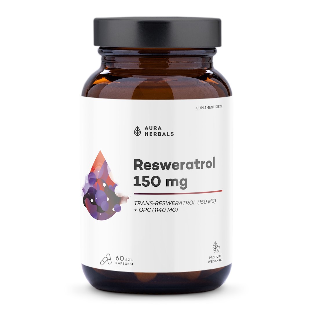 Aura Herbals - AURA HERBALS Resveratrol 150 mg (60 caps)