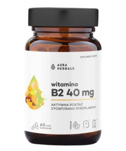 Aura Herbals - AURA HERBALS Vitamin B2 R-5-P 40 mg riboflavin (60 caps)