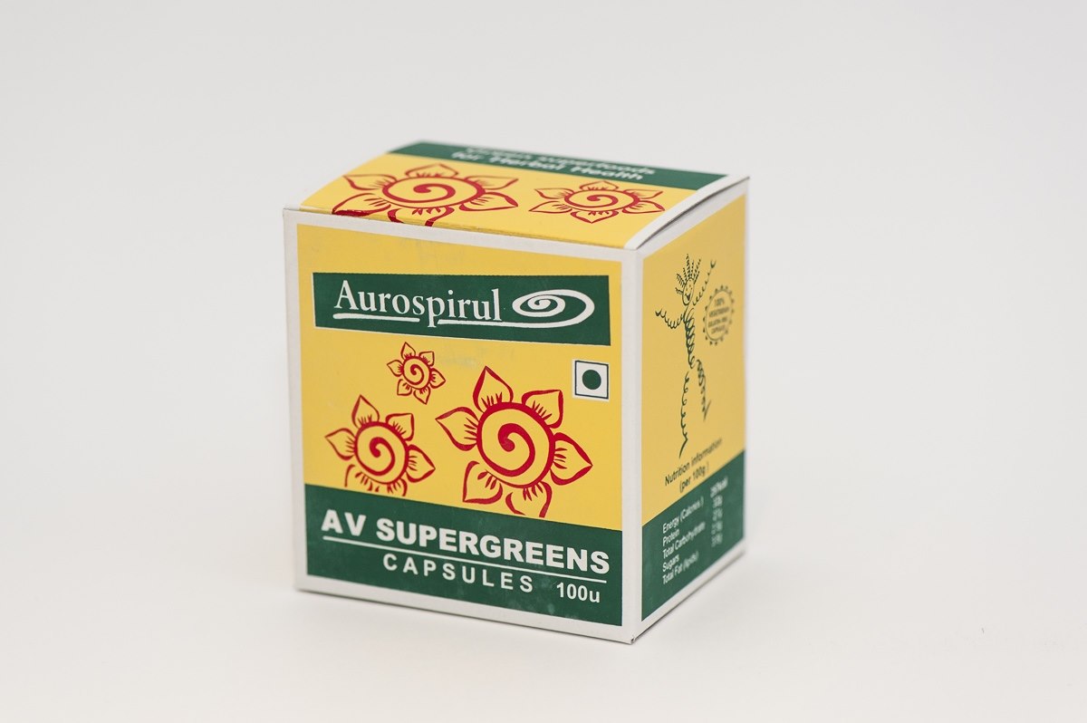 Aurospirul - AUROSPIRUL AV Supergreens (100 caps)