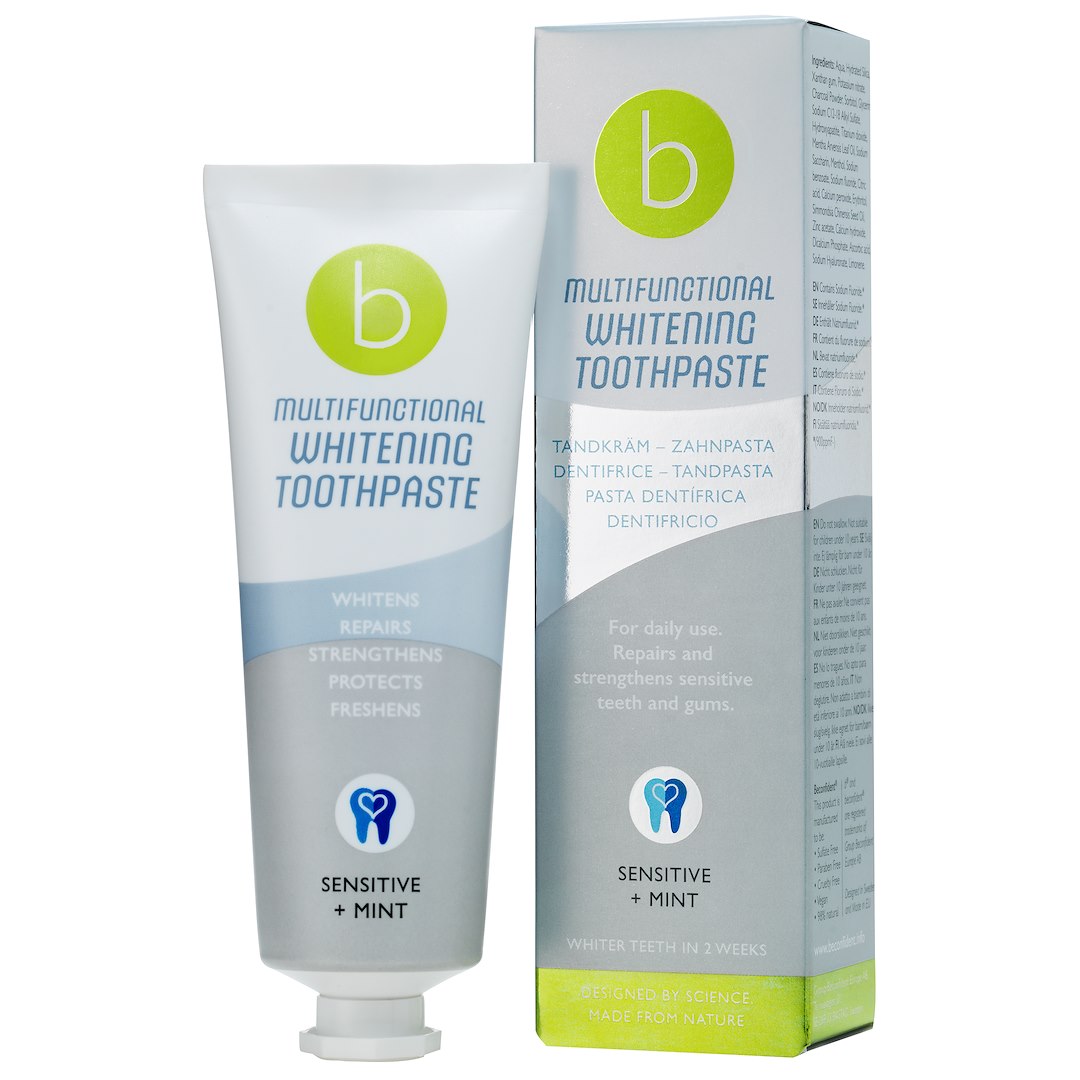 BeConfident - BECONFIDENT Multifunctional whitening toothpaste for sensitive teeth with mint flavour (75 ml)