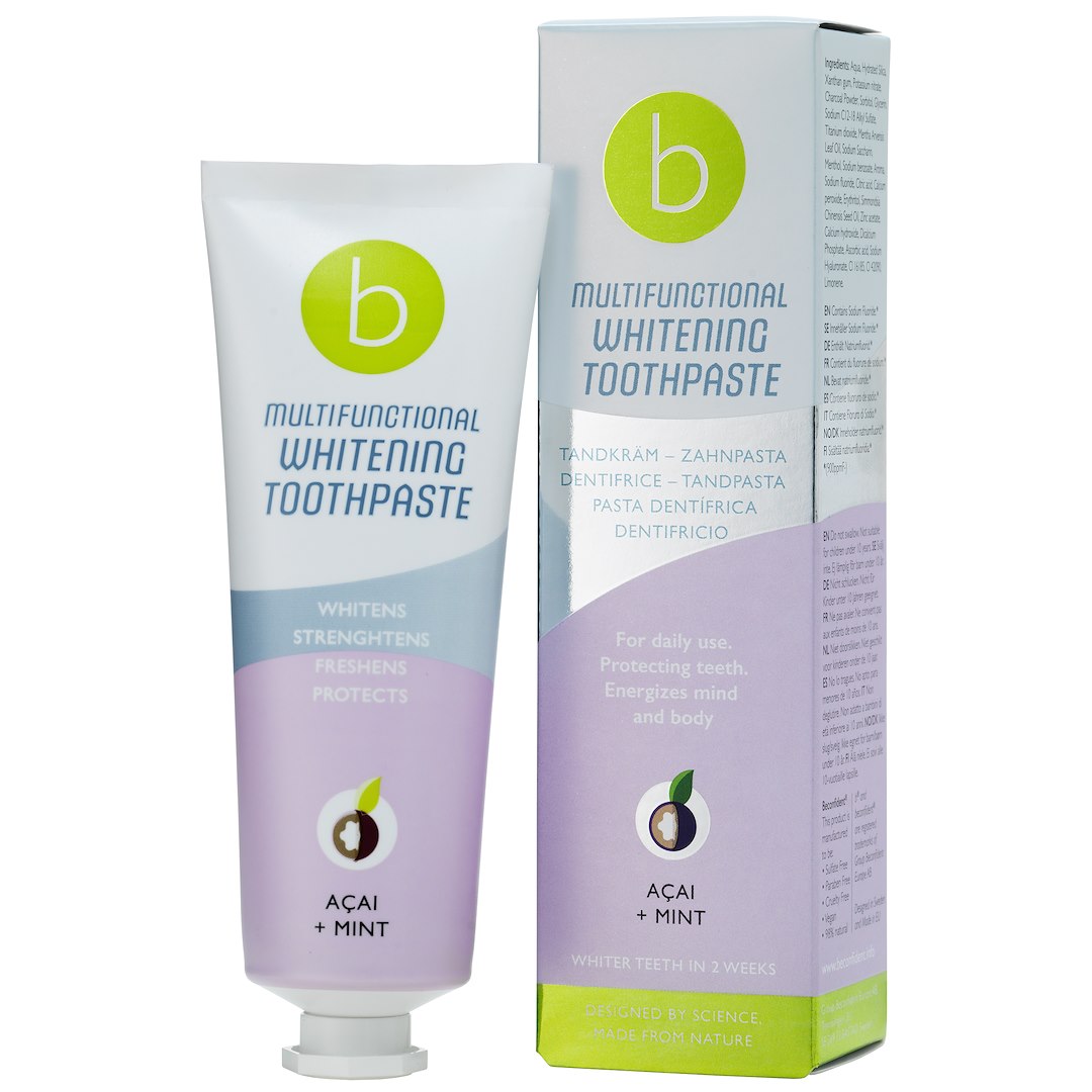 BeConfident - BECONFIDENT Multifunctional whitening toothpaste with acai berry and mint flavour (75 ml)
