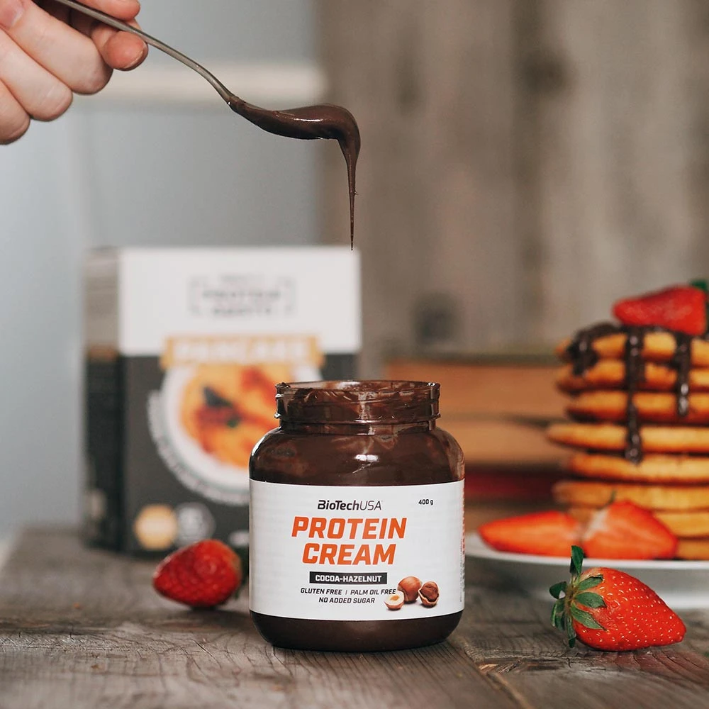 Crème protéinée, cacao-noisette - 400g – Image 3