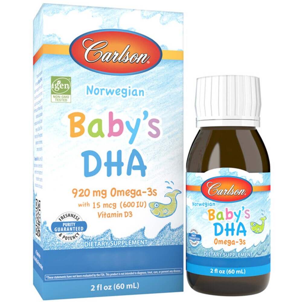 Carlson Labs DHA pour Bébé 920mg 60ml – Image 2