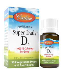 Carlson Labs - Carlson Labs Super Daily D3 1000IU 10.3ml