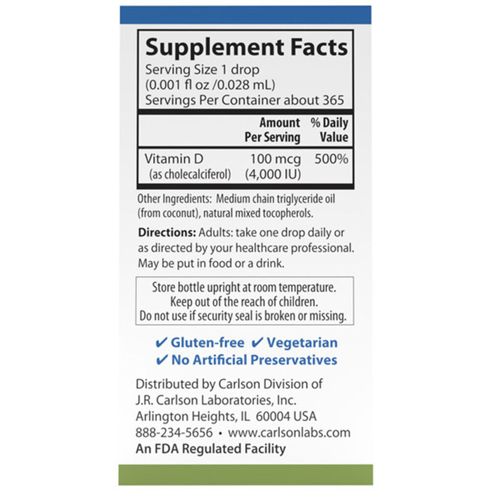 Super Quotidien D3, 4000 UI - 10 ml – Image 3